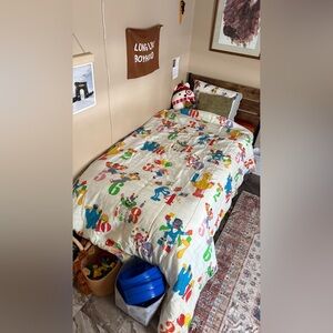 Vintage 70s Sesame Street Twin Comforter